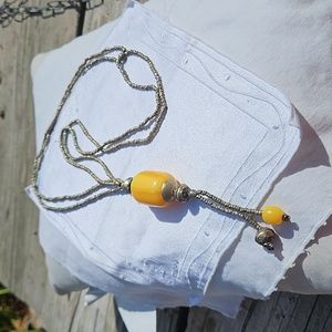 Butterscotch Bakelite Vintage Necklace #36